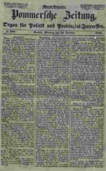 Pommersche Zeitung : organ für Politik und Provinzial-Interessen. 1853 Nr. 210