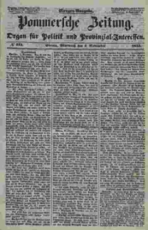 Pommersche Zeitung : organ für Politik und Provinzial-Interessen. 1853 Nr. 213