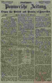 Pommersche Zeitung : organ für Politik und Provinzial-Interessen. 1853 Nr. 218