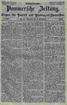 Pommersche Zeitung : organ für Politik und Provinzial-Interessen. 1853 Nr. 222