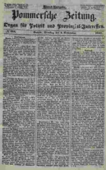 Pommersche Zeitung : organ für Politik und Provinzial-Interessen. 1853 Nr. 224