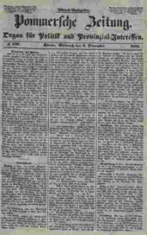 Pommersche Zeitung : organ für Politik und Provinzial-Interessen. 1853 Nr. 226