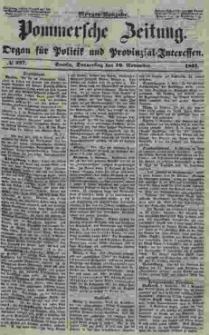 Pommersche Zeitung : organ für Politik und Provinzial-Interessen. 1853 Nr. 227