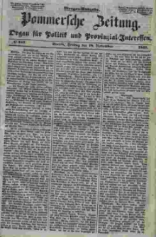 Pommersche Zeitung : organ für Politik und Provinzial-Interessen. 1853 Nr. 241