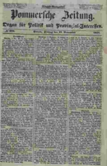 Pommersche Zeitung : organ für Politik und Provinzial-Interessen. 1853 Nr. 242