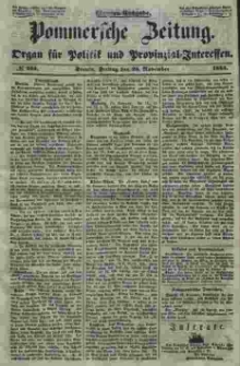 Pommersche Zeitung : organ für Politik und Provinzial-Interessen. 1853 Nr. 253