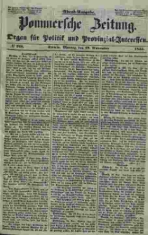 Pommersche Zeitung : organ für Politik und Provinzial-Interessen. 1853 Nr. 258