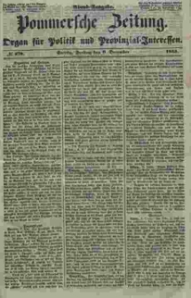 Pommersche Zeitung : organ für Politik und Provinzial-Interessen. 1853 Nr. 278