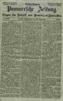 Pommersche Zeitung : organ für Politik und Provinzial-Interessen. 1853 Nr. 279