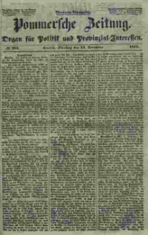 Pommersche Zeitung : organ für Politik und Provinzial-Interessen. 1853 Nr. 283