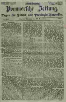 Pommersche Zeitung : organ für Politik und Provinzial-Interessen. 1853 Nr. 284