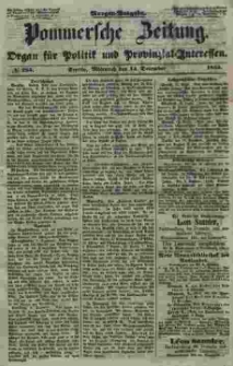 Pommersche Zeitung : organ für Politik und Provinzial-Interessen. 1853 Nr. 285