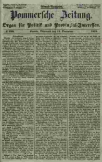 Pommersche Zeitung : organ für Politik und Provinzial-Interessen. 1853 Nr. 286