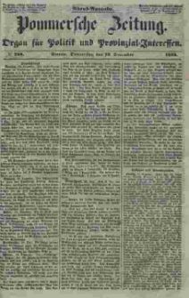 Pommersche Zeitung : organ für Politik und Provinzial-Interessen. 1853 Nr. 288