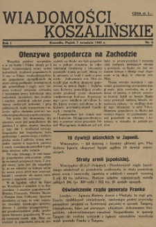Wiadomości Koszalińskie. 1945 nr 6