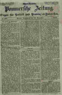 Pommersche Zeitung : organ für Politik und Provinzial-Interessen. 1853 Nr. 304