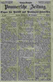 Pommersche Zeitung : organ für Politik und Provinzial-Interessen. 1853 Nr. 311