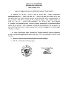 Uchwała Rady Miejskiej w Koszalinie nr XLVIII/570/2010