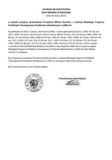 Uchwała Rady Miejskiej w Koszalinie nr XLIX/576/2010