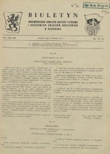 Biuletyn Wojew&oacute;dzkiego Komitetu Kultury Fizycznej i Rad Okręgowych Zrzeszeń Sportowych w Szczecinie. R.3, 1957 nr 4