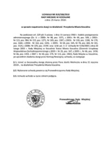 Uchwała Rady Miejskiej w Koszalinie nr XLIX/588/2010