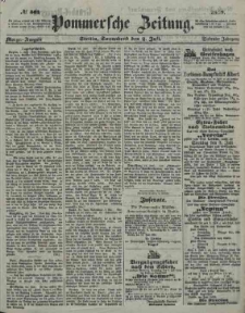 Pommersche Zeitung : organ für Politik und Provinzial-Interessen. 1859 Nr. 309