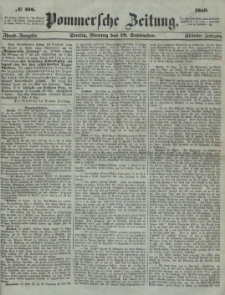 Pommersche Zeitung : organ für Politik und Provinzial-Interessen. 1859 Nr. 437