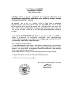 Uchwała Rady Miejskiej w Koszalinie nr LI/603/2010