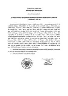 Uchwała Rady Miejskiej w Koszalinie nr LI/604/2010