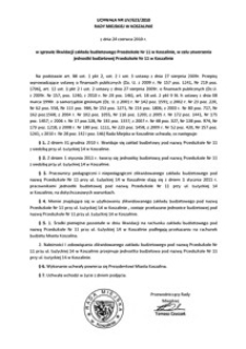 Uchwała Rady Miejskiej w Koszalinie nr LIV/623/2010