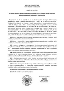 Uchwała Rady Miejskiej w Koszalinie nr LIV/627/2010