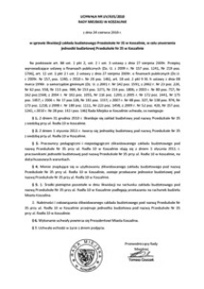 Uchwała Rady Miejskiej w Koszalinie nr LIV/635/2010