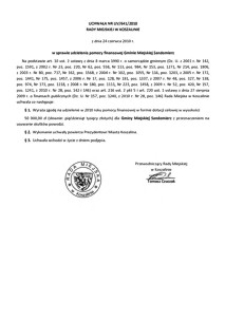 Uchwała Rady Miejskiej w Koszalinie nr LIV/641/2010