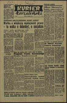 Kurier Koszaliński. 1950, sierpień, nr 21