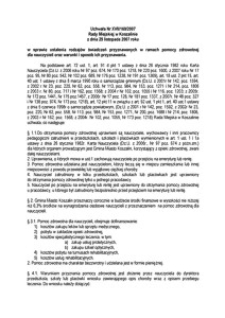 Uchwała Rady Miejskiej w Koszalinie nr XVII/169/2007
