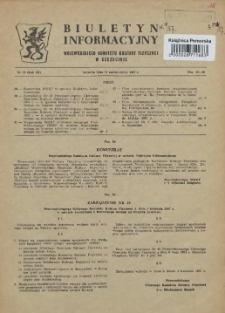 Biuletyn Informacyjny Wojewódzkiego Komitetu Kultury Fizycznej w Szczecinie. R.3, 1957 nr 12