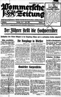 Pommersche Zeitung. Jg.3, 1934 Nr. 1