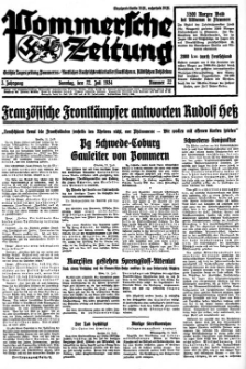 Pommersche Zeitung. Jg.3, 1934 Nr. 22