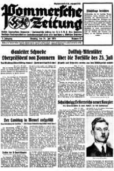 Pommersche Zeitung. Jg.3, 1934 Nr. 31