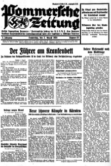 Pommersche Zeitung. Jg.3, 1934 Nr. 33