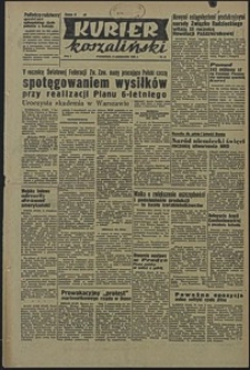 Kurier Koszaliński. 1950, październik, nr 61