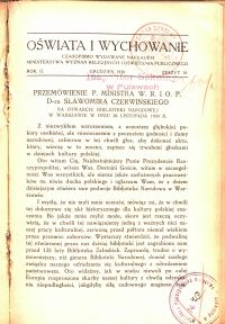 Oświata i Wychowanie. R.2, 1930 nr 10