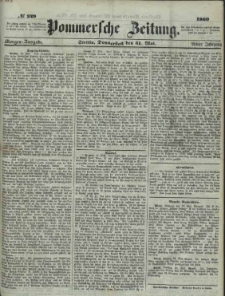 Pommersche Zeitung : organ für Politik und Provinzial-Interessen.1860 Nr. 249