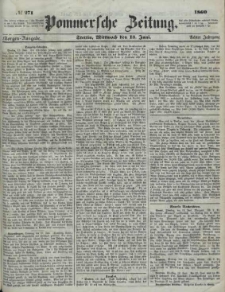 Pommersche Zeitung : organ für Politik und Provinzial-Interessen.1860 Nr. 420