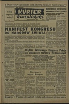 Kurier Koszaliński. 1950, listopad, nr 109