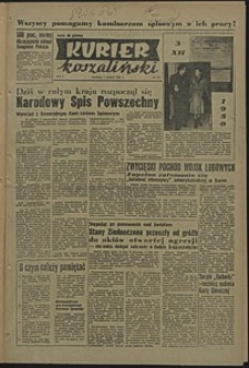 Kurier Koszaliński. 1950, grudzień, nr 118