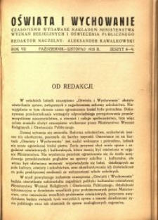 Oświata i Wychowanie. R.7, 1935 nr 10