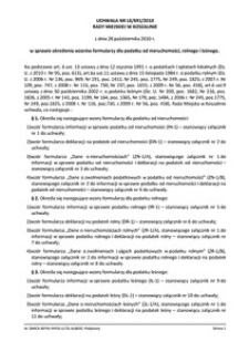 Uchwała Rady Miejskiej w Koszalinie nr LX/691/2010