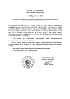 Uchwała Rady Miejskiej w Koszalinie nr LX/714/2010