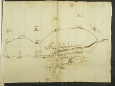 Mapa jeziora Miedwie z XVI wieku